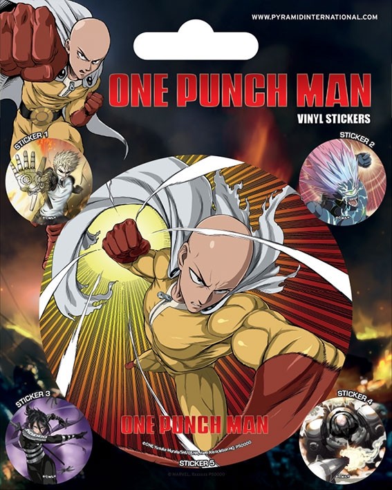 One-Punch Man - Vinyl Sticker Pack - Atomic Fist