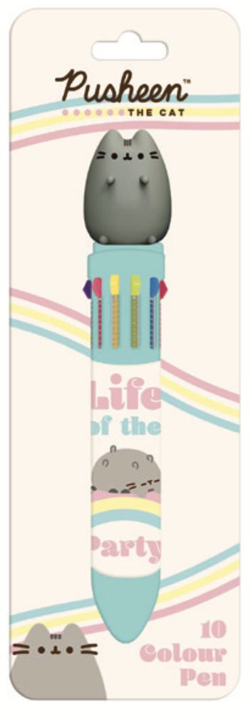 Pusheen Self Care Club 10 Colour Pen with 3D Topper