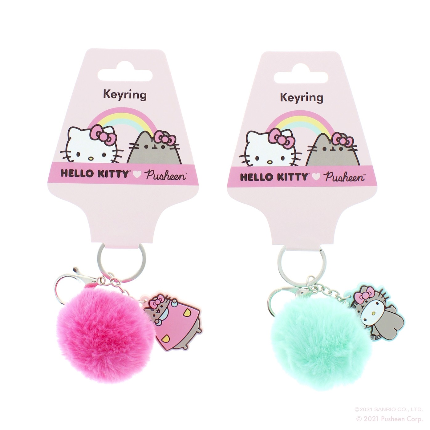 Kitty x Pusheen Keyring