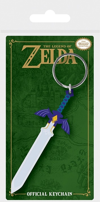 The Legend Of Zelda - Rubber Keychain - Master Sword