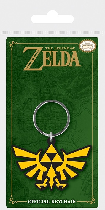 The Legend Of Zelda - Rubber Keychain - Triforce