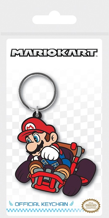 Mario Kart - Rubber Keychain - Mario Drift