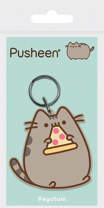 Pusheen - Keychain "Pizza"