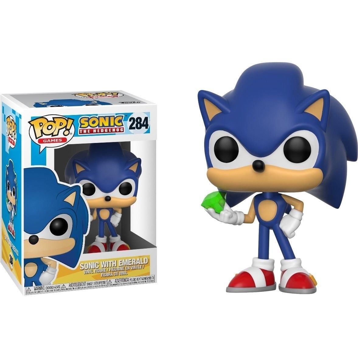 POP! Vinyl: Sonic: Sonic w/ Emerald