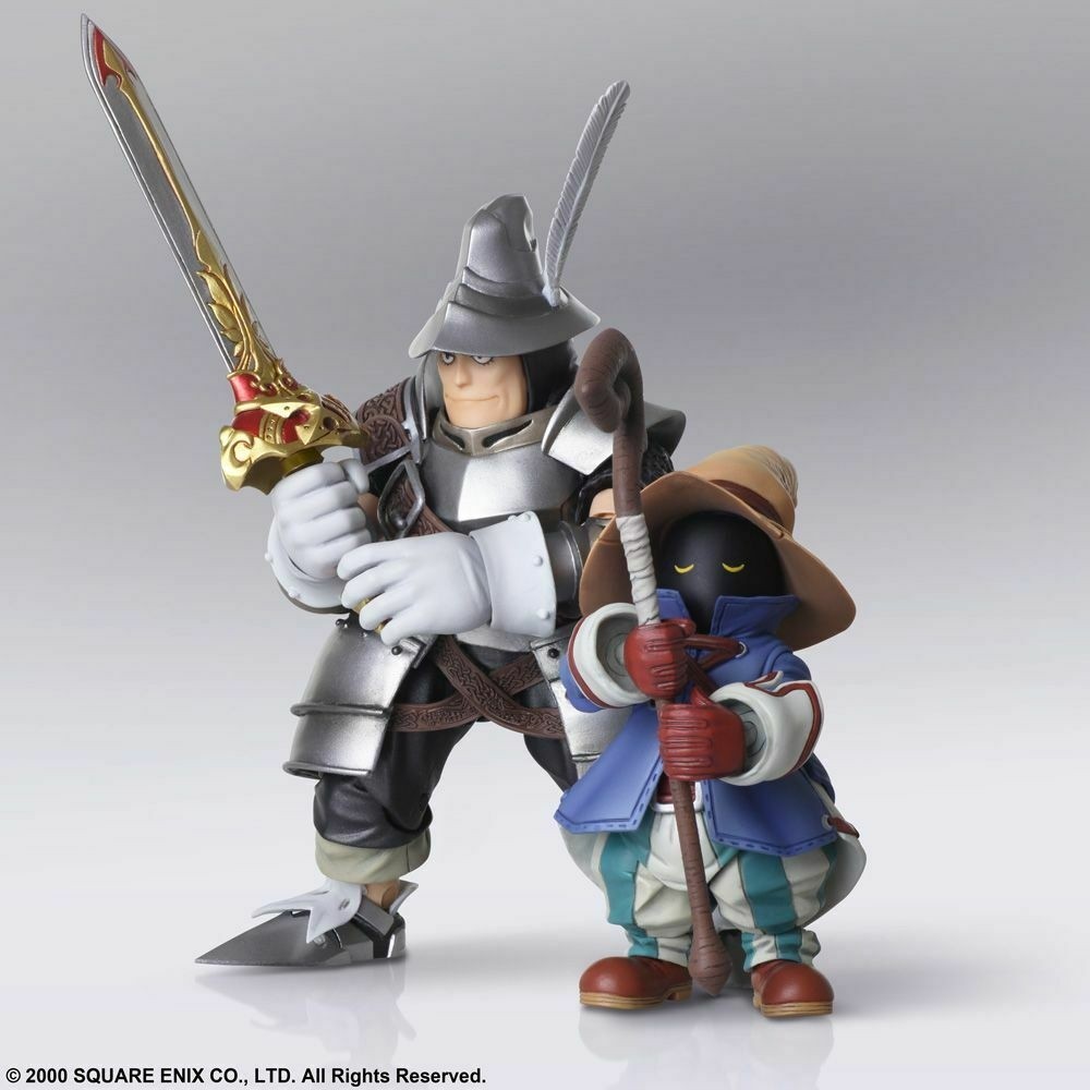 Final Fantasy IX: Bring Arts Action Figure - Vivi Ornitier & Adelbert Steiner