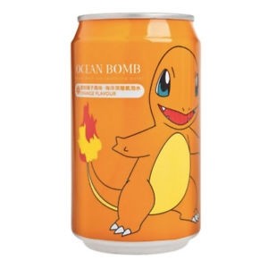 Pokemon YHB Ocean Bomb Charmander Orange Flavour Soda