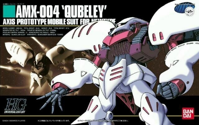 HGUC AMX-004 QUBELEY 1/144 - GUNPLA