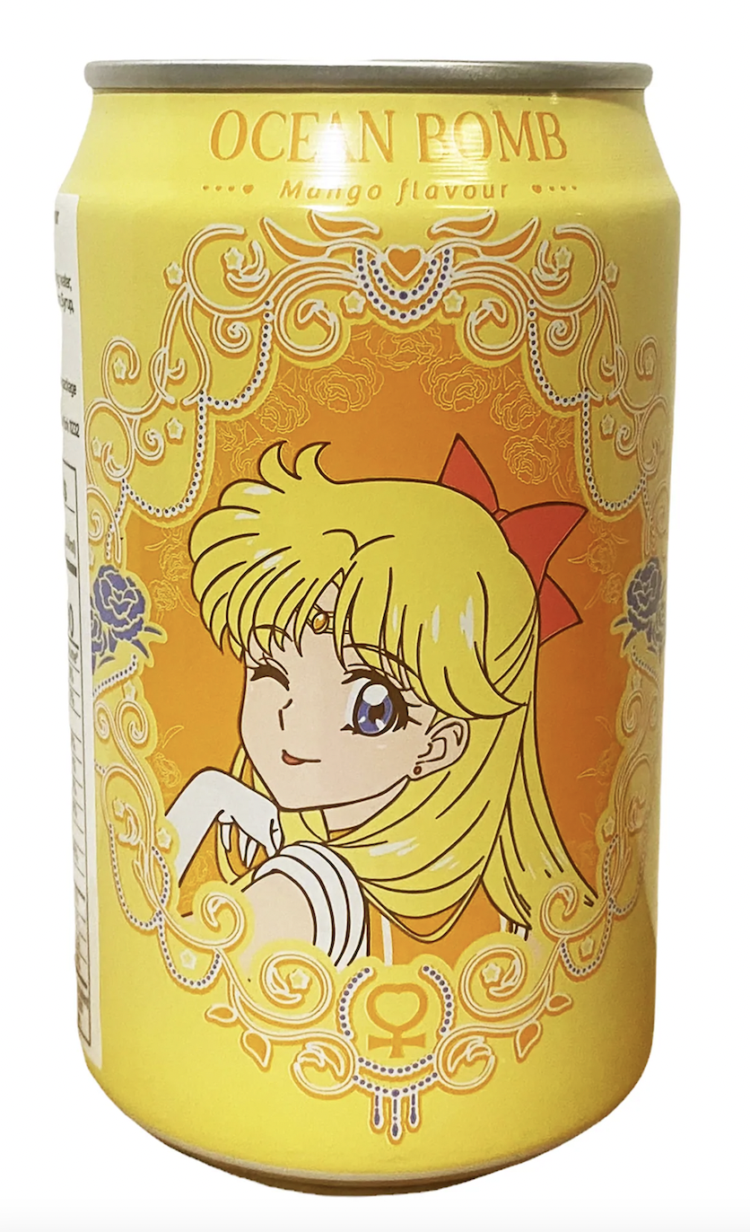 Sailor Moon YHB Ocean Bomb Sailor Venus Mango Flavour 330ml
