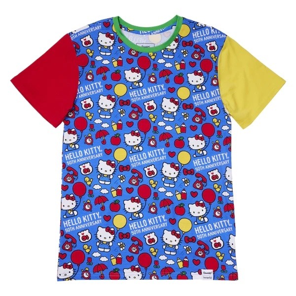 Loungefly Hello Kitty 50th Anniversary Unisex Tee 3X
