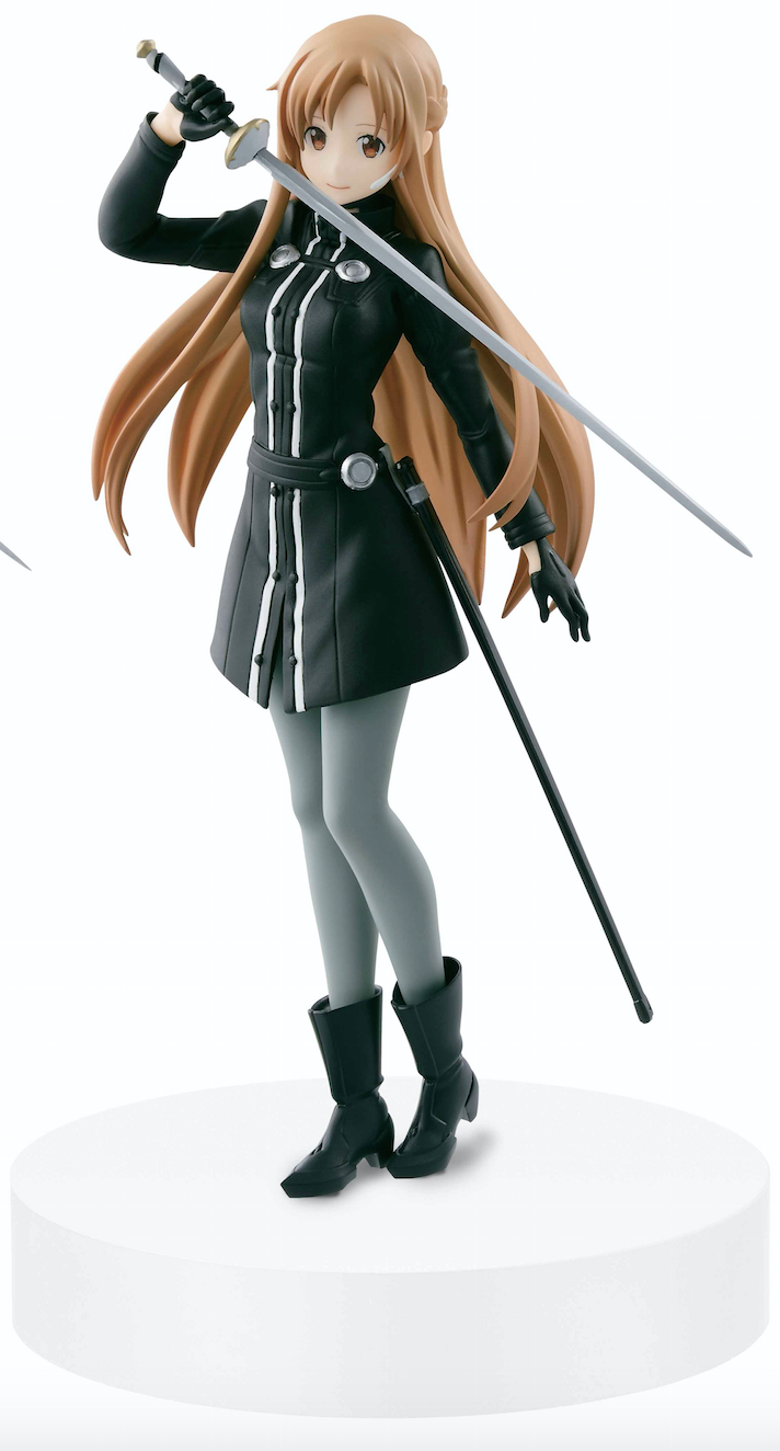 Sword Art Online Ordinal Scale DXF Figure Asuna Black Swordswoman ver. 17 cm