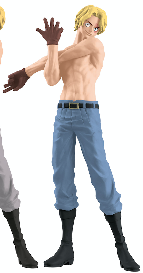 One Piece Body Calender Vol. 3 Figures The Naked - Sabo ver. A 17 cm