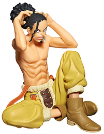 One Piece Figure Body Calender Vol. 4 Figures The Naked - Usopp ver. A 8 cm