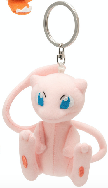 Pokemon Mew Clip-on Plush Keychain
