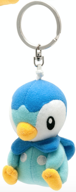 Pokemon Piplup Clip-on Plush Keychain
