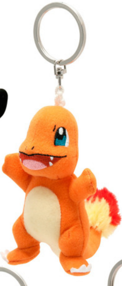 Pokemon Charmander Clip-on Plush Keychain