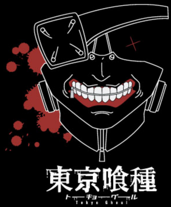 T-SHIRT TOKYO GHOUL "KANEKI MASK" Large