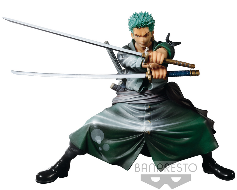 One Piece Figure SCultures Big Zoukeio Roronoa Zoro Shining Color Ver. 13 cm