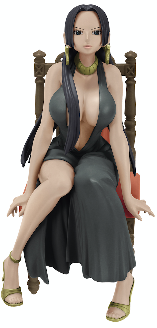 One Piece Figure Girly Girls Boa Hancock Black 12cm