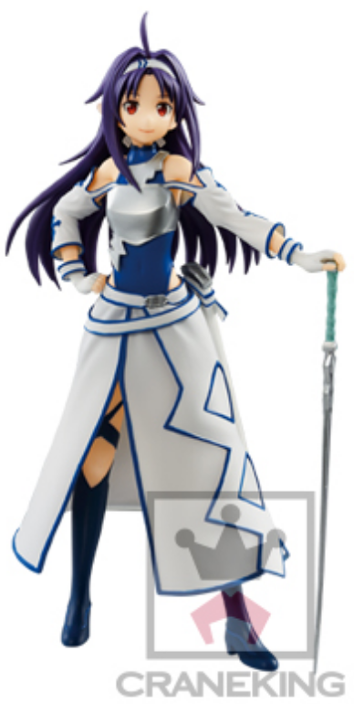 Sword Art Online Ordinal Scale DXF Figure Yuki grey 15 cm