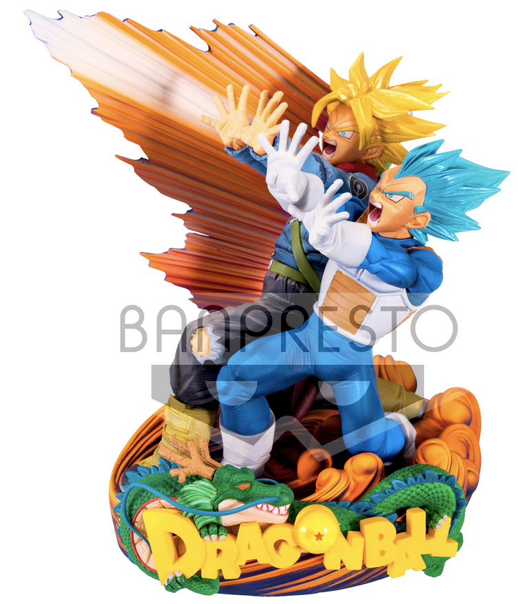 Dragon Ball Super Figure Super Master Stars Piece Diorama Vegeta & Trunks The Brush