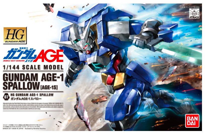 HG GUNDAM AGE-1 SPALLOW 1/144 - GUNPLA