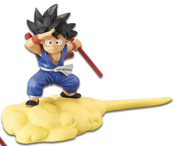 Dragon Ball Figure Pure Heart Figure Kintoun Kid Goku Blue Colour