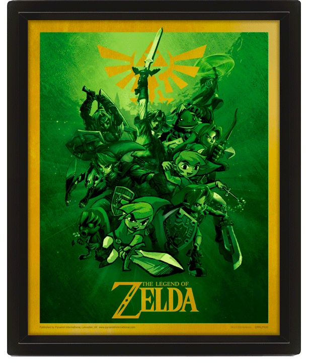 The Legend Of Zelda - Link 3D Lenticular Poster