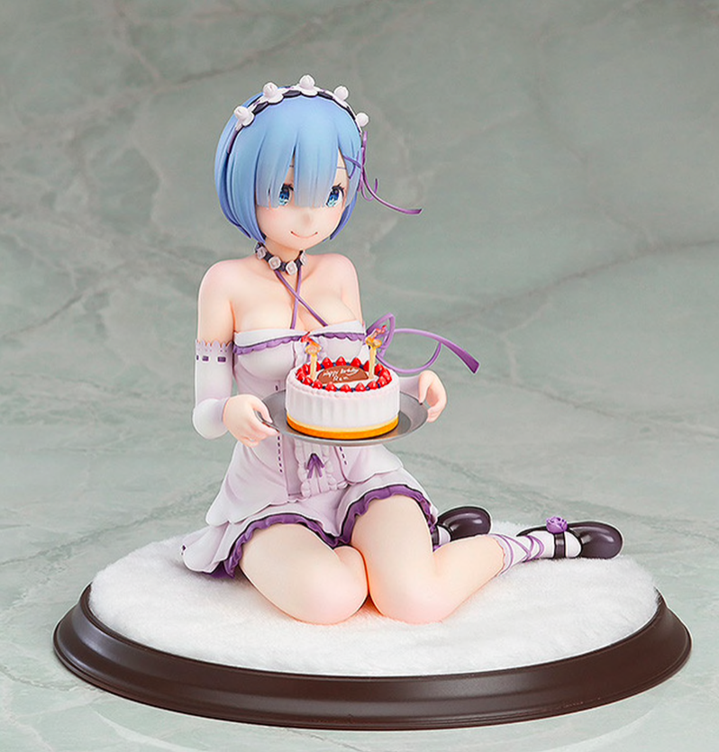 Re:ZERO -Starting Life in Another World- Figure - Rem: Birthday Cake Ver.  Statue