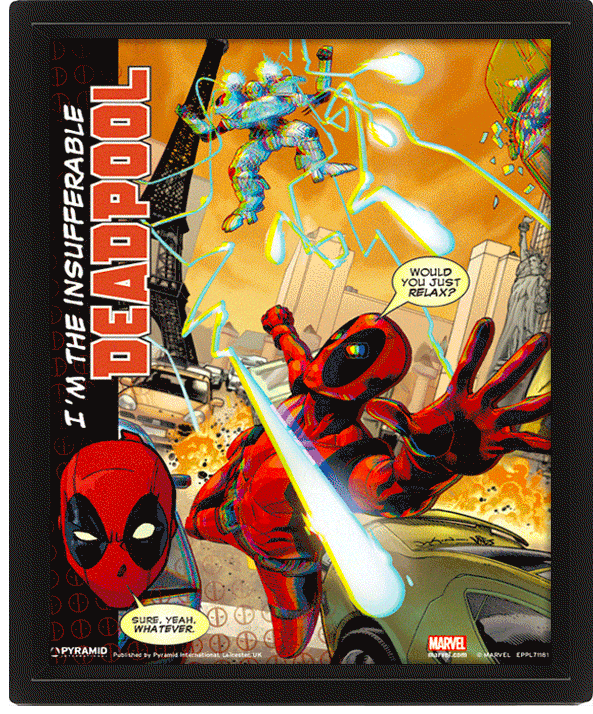 Deadpool - Attack 3D Lenticular Poster