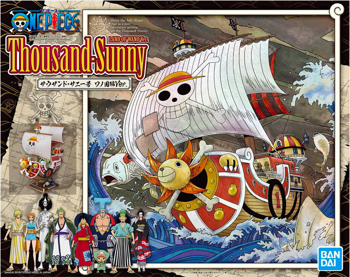 ONE PIECE THOUSAND SUNNY LAND OF WANO Ver. - PLASTIC MODEL KIT