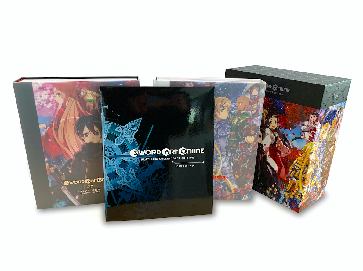 Sword Art Online Platinum Collector's Edition Light Novels Box Set (Vol. 1-20)