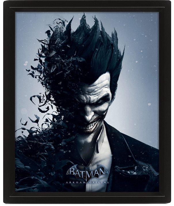 Batman Arkham Origins (Batman/Joker) 3D Lenticular Poster