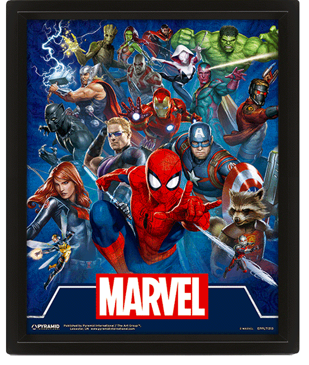 Marvel Cinematic Icons 3D Lenticular Poster