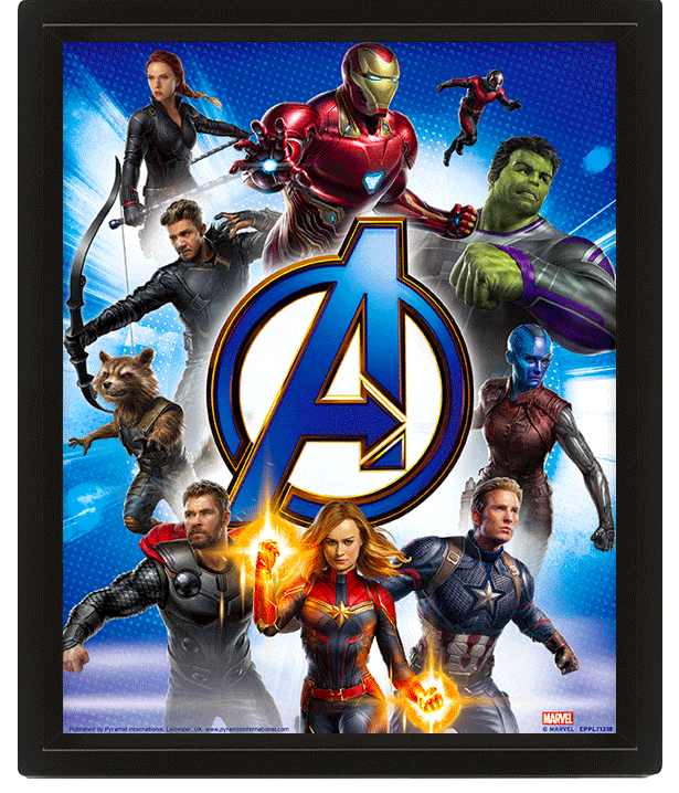 Avengers Endgame (Avengers Unite) 3D Lenticular Poster