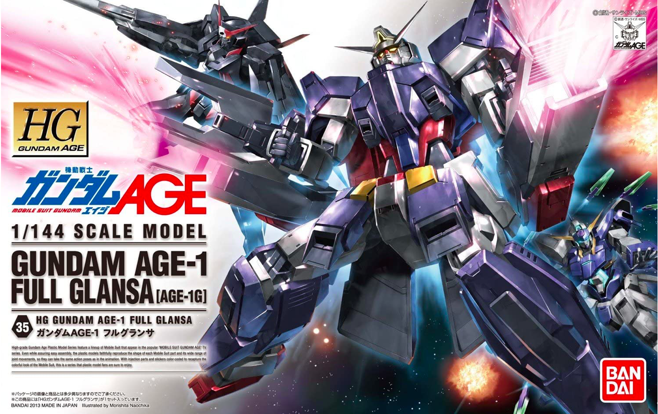 HG GUNDAM AGE-1 FULL GLANSA 1/144 - GUNPLA