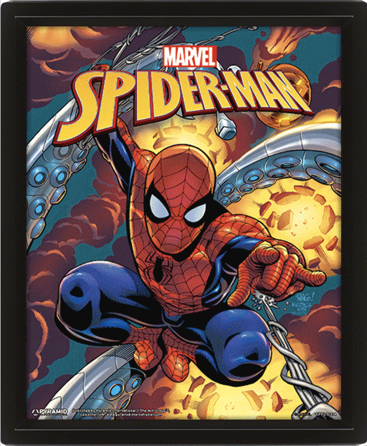 Marvel Spider-Man Costume Blast 3D Lenticular Poster