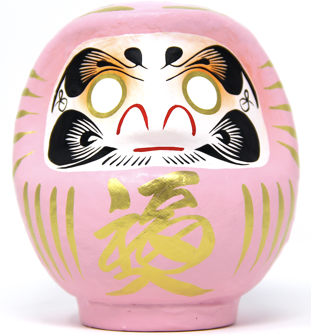 Daruma - Size 2 - Pink - Blessing in Love, Marriage & Giving Birth