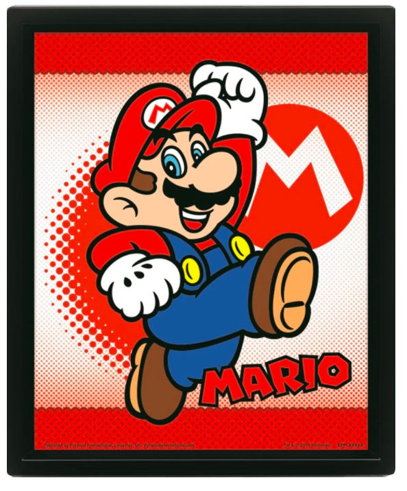 Nintendo - Super Mario & Yoshi Flip 3D Lenticular Poster