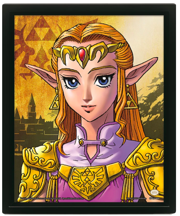The Legend of Zelda - Zelda To Sheik 3D Lenticular Poster