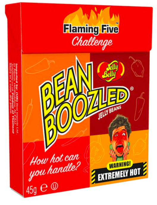 Jelly Belly Bean Boozled Flaming Five Box