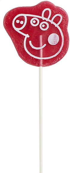 Peppa Pig Lollipop Strawberry Red Flavour