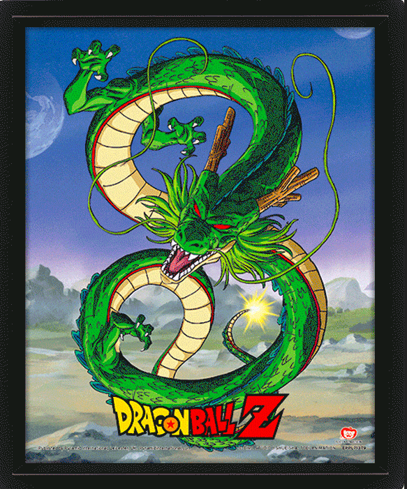 Dragon Ball Z Shenron Unleashed 3D Lenticular Poster