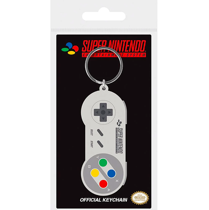 Nintendo - Rubber Keychain - Snes Controller