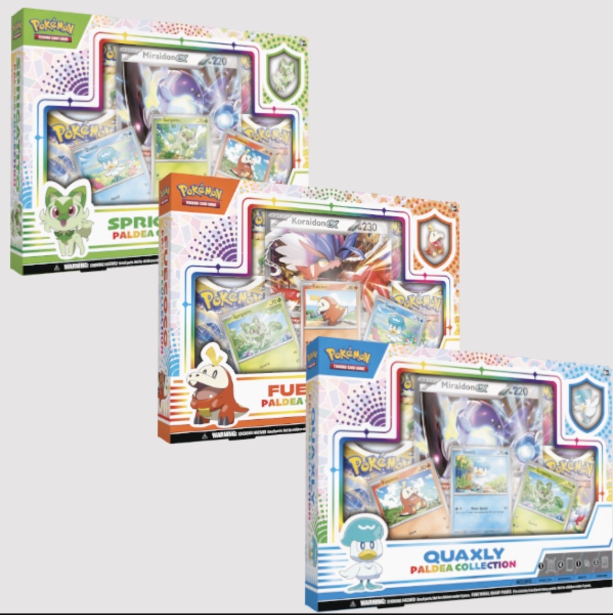 Pokémon TCG: Paldea Collection - Sprigatito / Fuecoco / Quaxly (at Random)