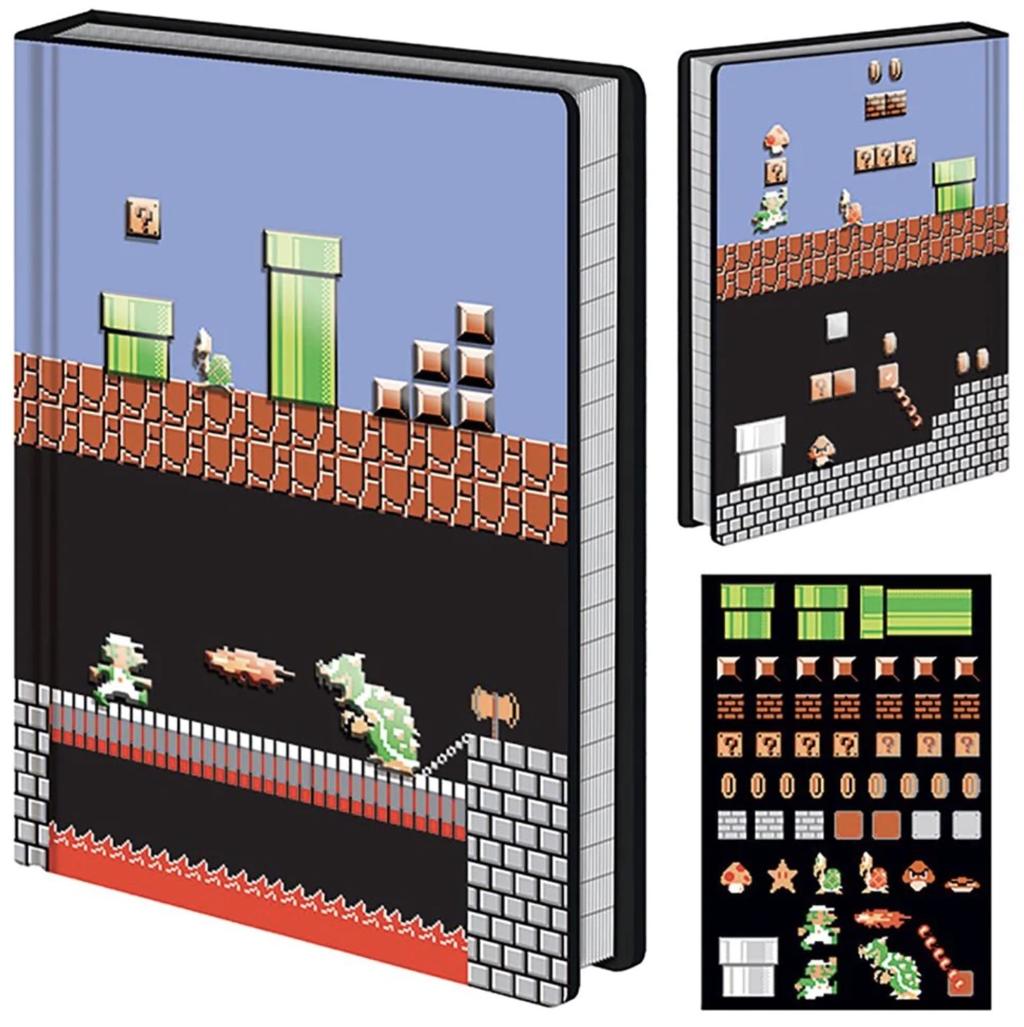 Super Mario Bros (Level Builder) Magnetic Premium Notebook