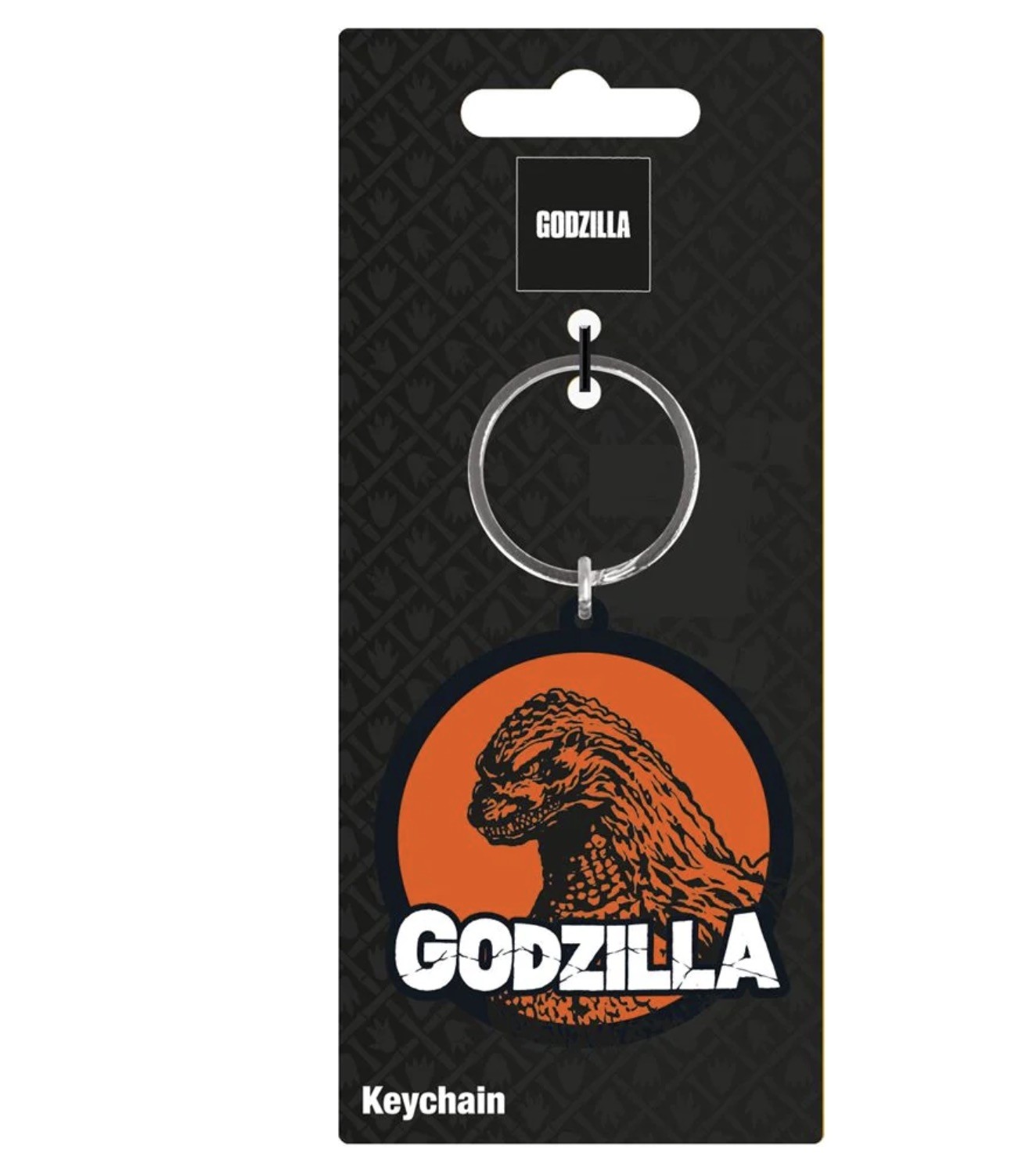 Godzilla - Rubber Keychain - Mean