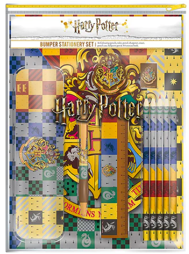 Harry Potter -  Bumper Stationery Set - House Crests