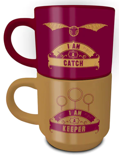 Harry Potter - Stackable Mug Set (280 ml x 2) - Catch & Keeper 1