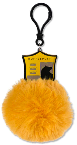 Harry Potter - Pom Pom Keychain - Hufflepuff Sheild