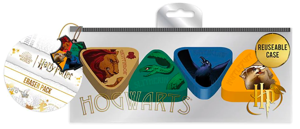 Harry Potter - Erasers Set - Intricate Houses